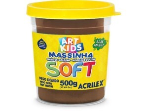 Massa de Modelar 500g Soft Chocolate - Acrilex