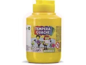 Tinta Guache 250ml Amarelo Ouro - Acrilex