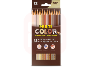 Lapis de cor Tons de Pele - Multicolor