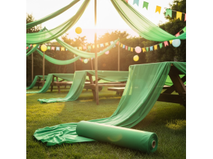 TNT Verde Bandeira em Rolo 50 Metros