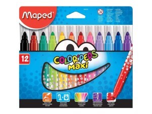 Canetinha 12 Cores Color'Peps Jumbo - Maped